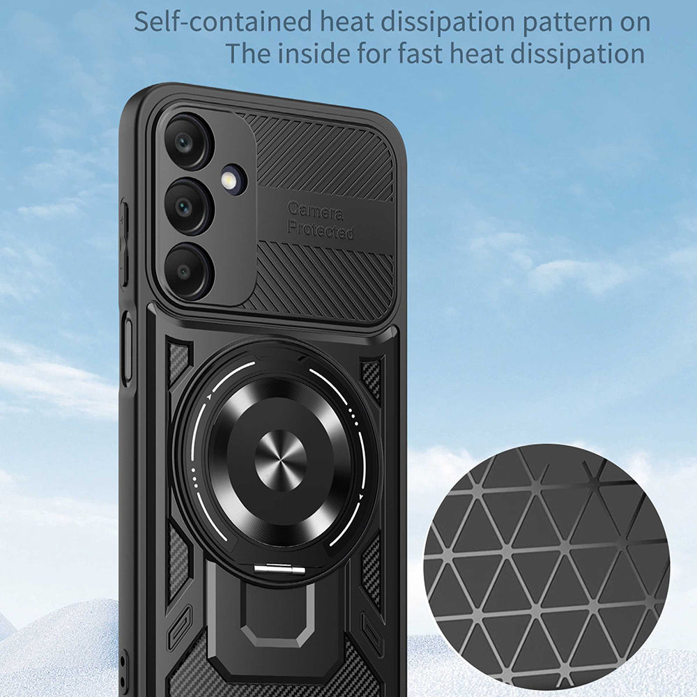 Kuori Samsung Galaxy A25 A256:lle, Techsuit, RuggedCam, Sininen