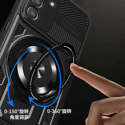 Kuori Samsung Galaxy A25 A256:lle, Techsuit, RuggedCam, Sininen