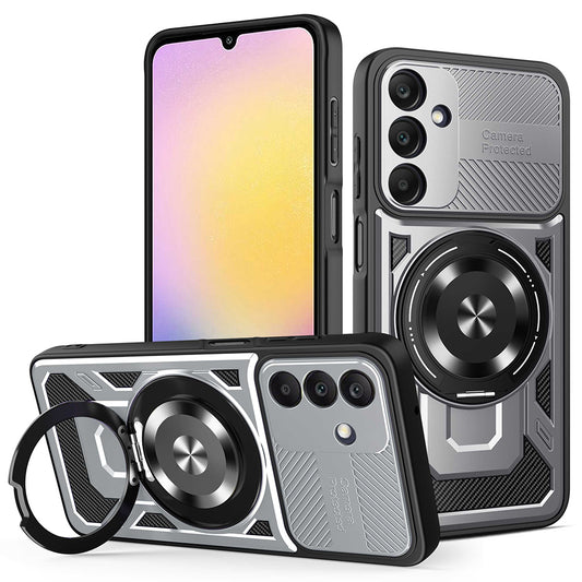 Kuori Samsung Galaxy A25 A256:lle, Techsuit, RuggedCam, Harmaa