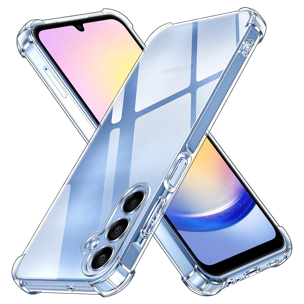 Kuori Samsung Galaxy A25 A256:lle, Techsuit, Iskunkestävä Kirkas, Läpinäkyvä