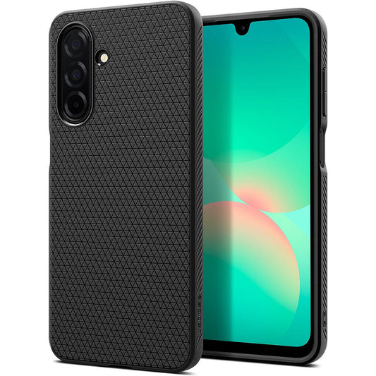 Suojakotelo Samsung Galaxy A26 A266, Spigen, Liquid Air, Mattamusta ACS09290