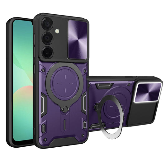 Kuori Samsung Galaxy A26 A266:lle, Techsuit, CamGuard Pro, Violetti