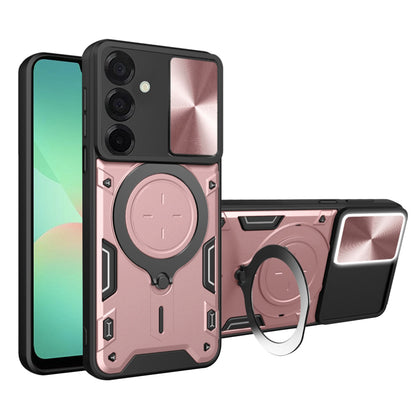 Kuori Samsung Galaxy A26 A266:lle, Techsuit, CamGuard Pro, vaaleanpunakultainen