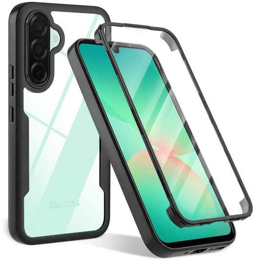 Kuori Samsung Galaxy A26 A266:lle, Techsuit, ColorVerse 360, Musta