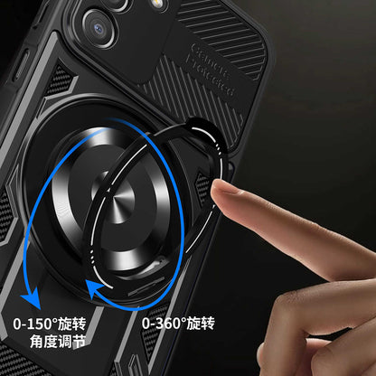 Kuori Samsung Galaxy A26 A266:lle, Techsuit, RuggedCam, Violetti