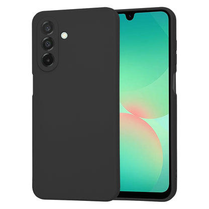 Kuori Samsung Galaxy A26 A266:lle, Techsuit, SoftFlex, Musta