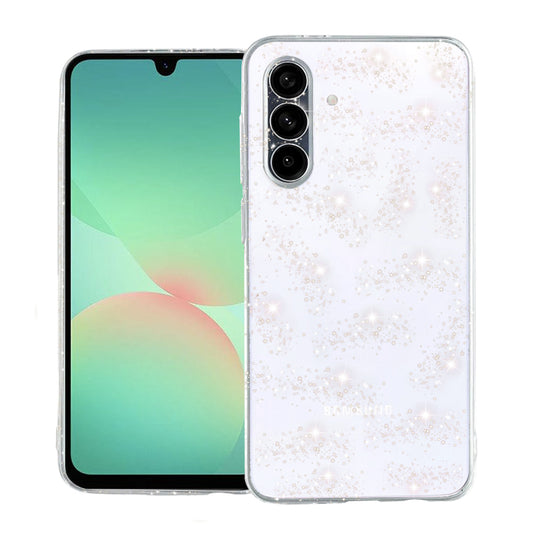 Kuori Samsung Galaxy A26 A266:lle, Techsuit, SparkleSkin, Läpinäkyvä