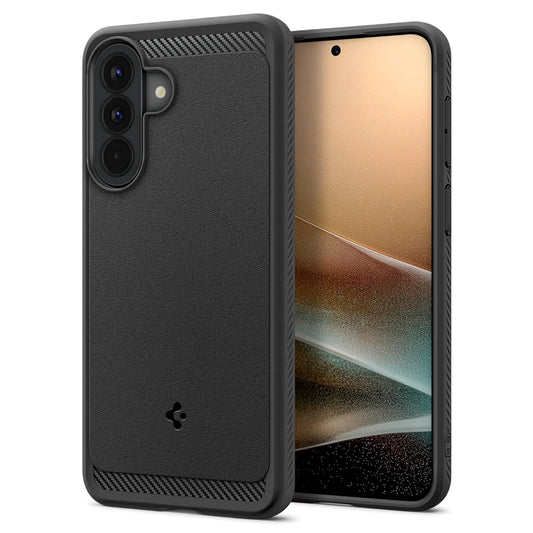 Kuori Samsung Galaxy A27 5G:lle, Spigen, Rugged Armor, Musta ACS11312