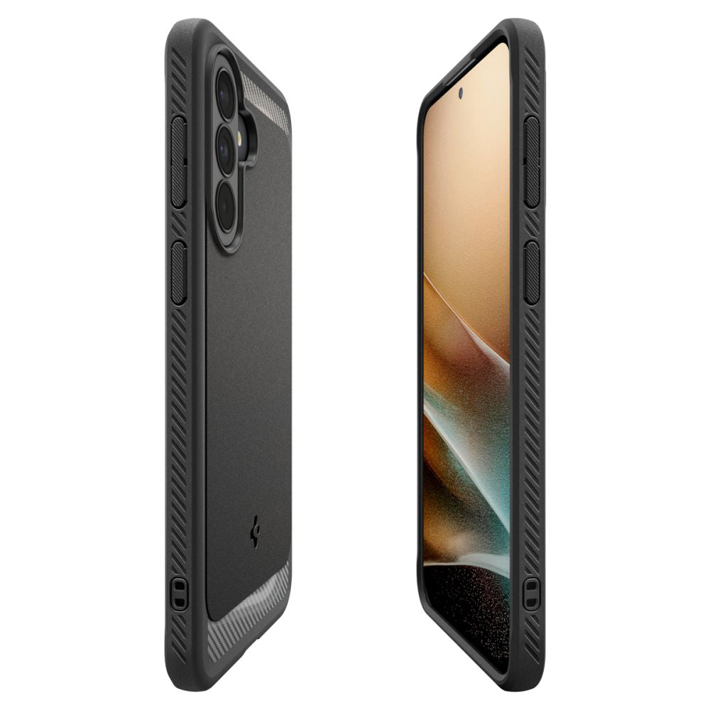 Kuori Samsung Galaxy A27 5G:lle, Spigen, Rugged Armor, Musta ACS11312
