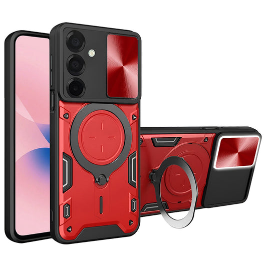 Kuori Samsung Galaxy A27 5G:lle, Techsuit, CamGuard Pro, Punainen