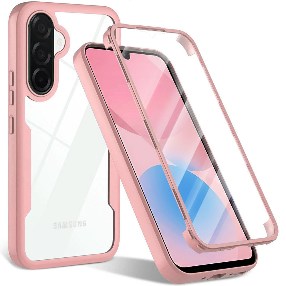 Kuori Samsung Galaxy A27 5G:lle, Techsuit, ColorVerse 360, Vaaleanpunainen