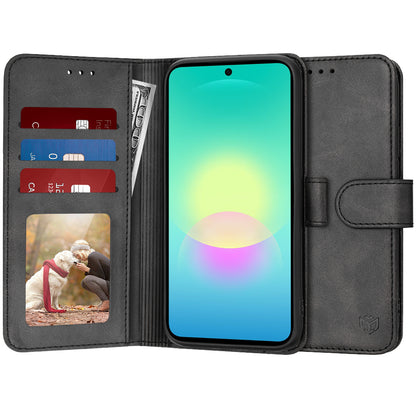 Kuori Samsung Galaxy A27 5G:lle, Techsuit, Diary Book, Musta