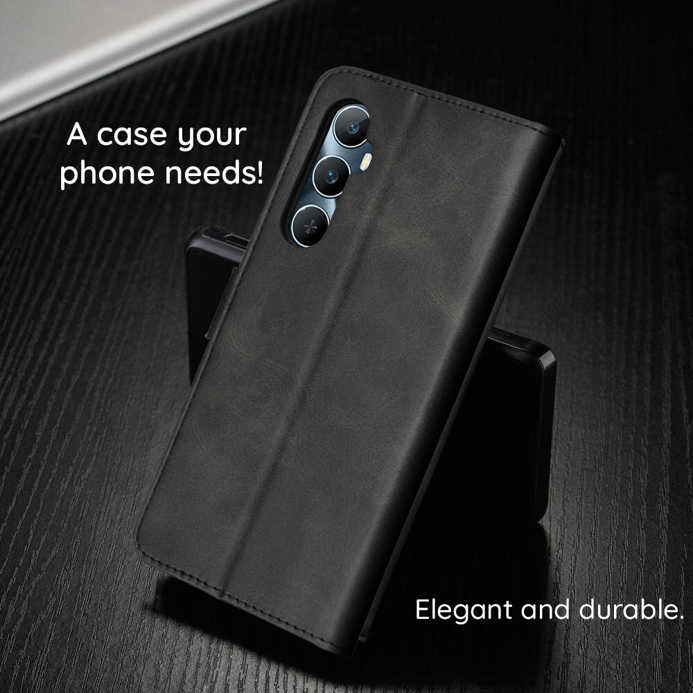 Kuori Samsung Galaxy A27 5G:lle, Techsuit, Diary Book, Musta