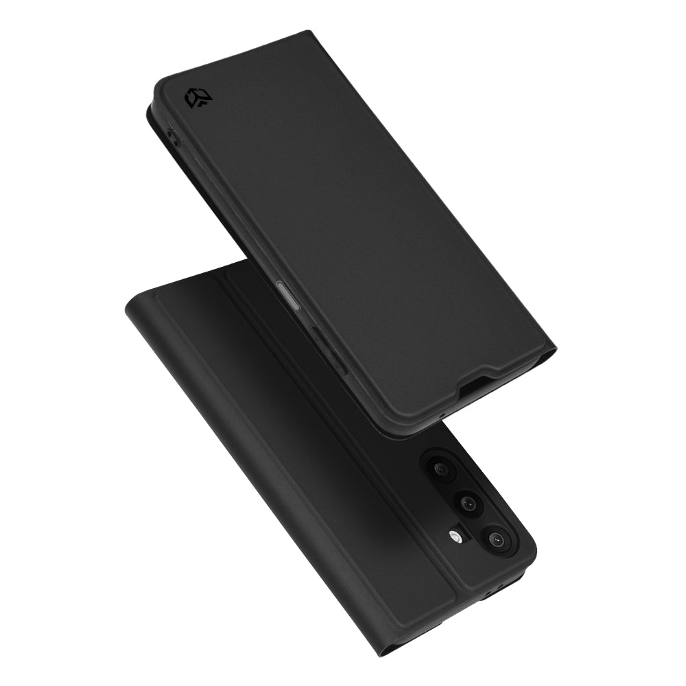 Suojakotelo Samsung Galaxy A27 5G:lle, Techsuit, Magskin Book, Musta