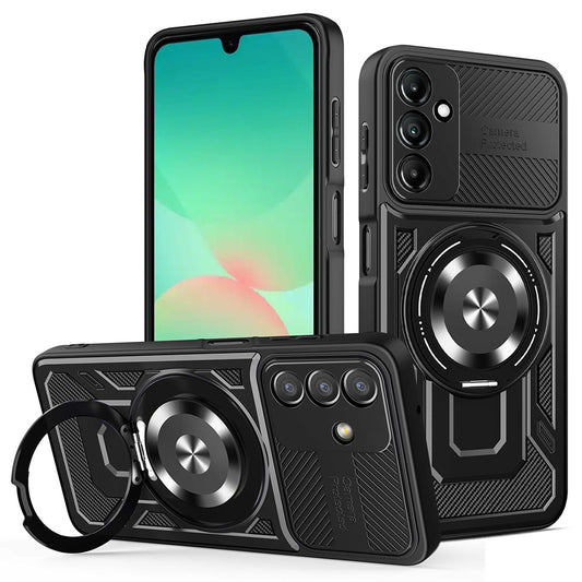 Kuori Samsung Galaxy A27 5G:lle, Techsuit, RuggedCam, Musta