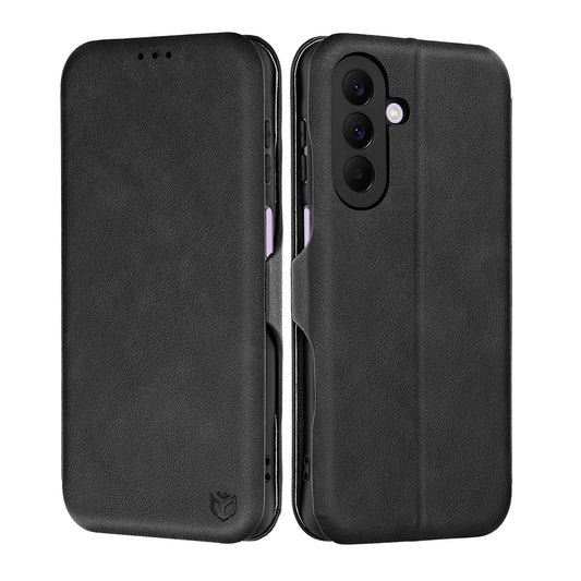 Kuori Samsung Galaxy A27 5G:lle, Techsuit, Safe Wallet Plus, Musta