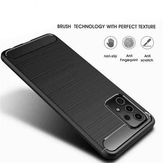 Kuori Samsung Galaxy A32 5G A326:lle, Techsuit, Hiili, Musta