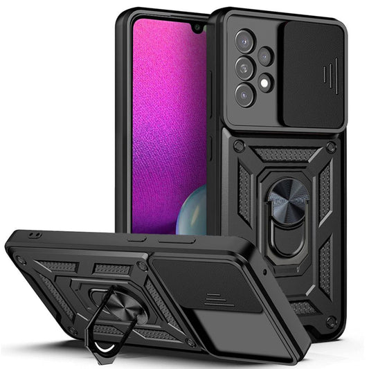 Kuori Samsung Galaxy A33 5G A336:lle, Techsuit, CamShield, Musta