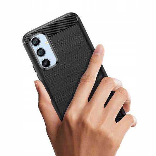 Kuori Samsung Galaxy A34 A346:lle, Techsuit, Hiili, Musta