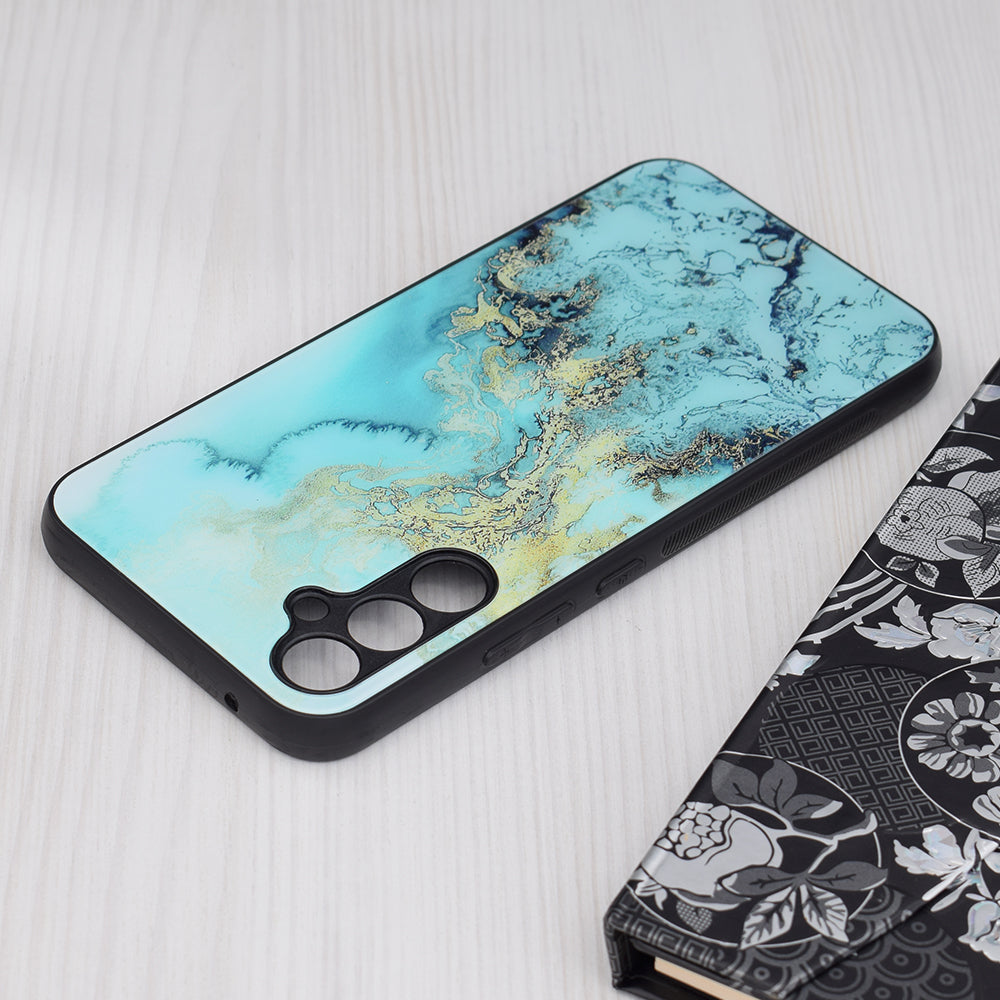 Suojakotelo Samsung Galaxy A34 A346, Techsuit, Glaze, Sininen