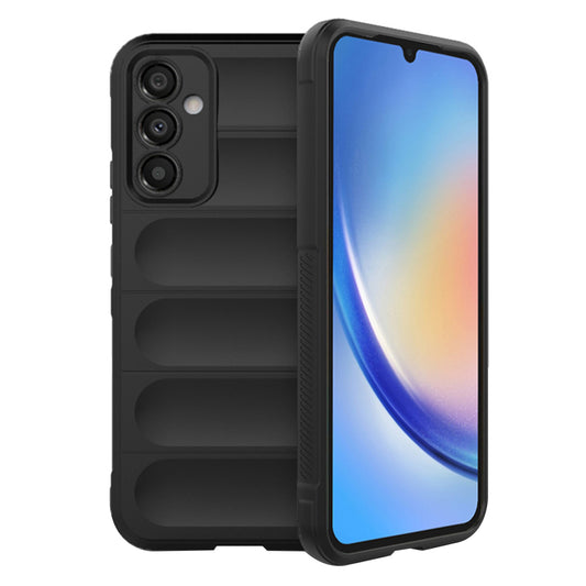 Kuori Samsung Galaxy A34 A346:lle, Techsuit, Magic Shield, Musta