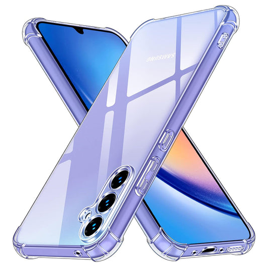 Kuori Samsung Galaxy A34 A346:lle, Techsuit, Iskunkestävä Kirkas, Läpinäkyvä