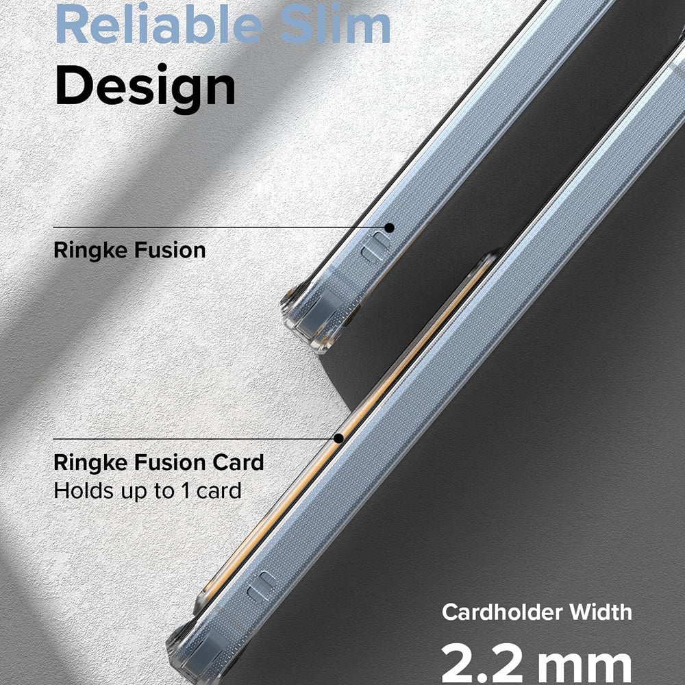 Kuori Samsung Galaxy A35 5G A356:lle, Ringke, Fusion Card, Läpinäkyvä