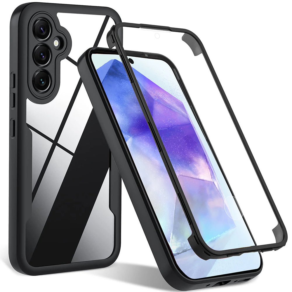 Kuori Samsung Galaxy A35 5G A356:lle, Techsuit, ColorVerse 360, Musta