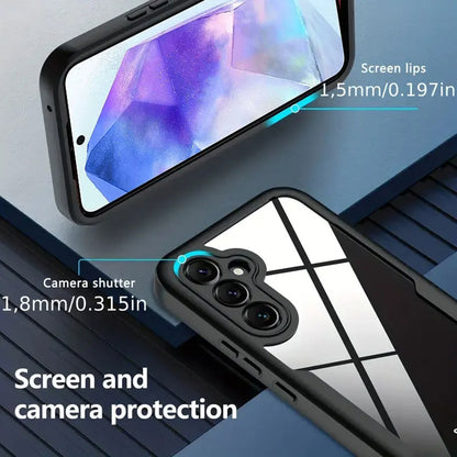 Kuori Samsung Galaxy A35 5G A356:lle, Techsuit, ColorVerse 360, Musta