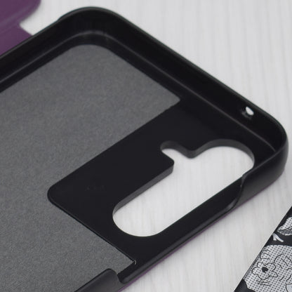 Kuori Samsung Galaxy A35 5G A356:lle, Techsuit, eFold, Violetti