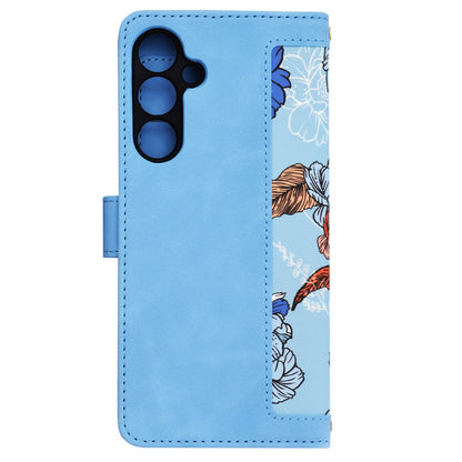 Kuori Samsung Galaxy A35 5G A356:lle, Techsuit, FlipCraft, Sininen
