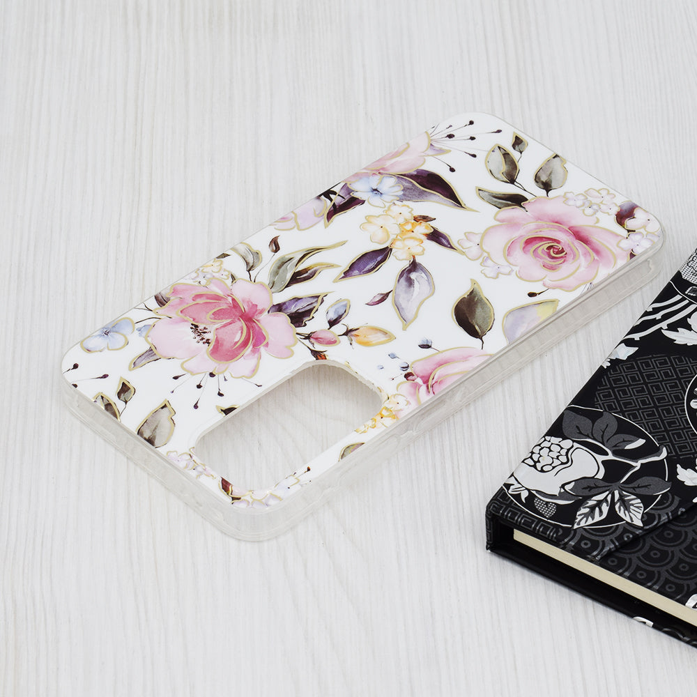 Case for Samsung Galaxy A35 5G A356, Techsuit, Marble, White