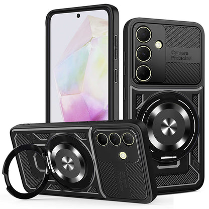 Case for Samsung Galaxy A35 5G A356, Techsuit, RuggedCam, Black