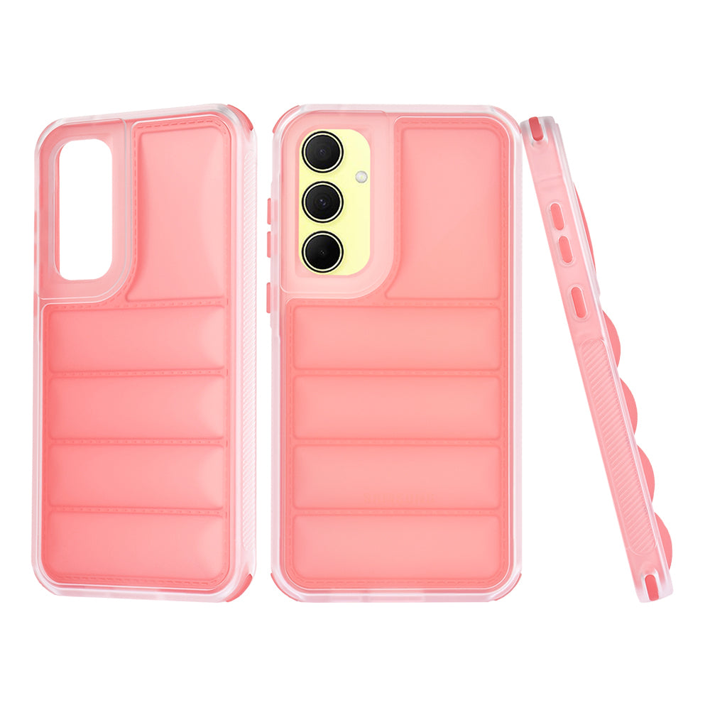Kuori Samsung Galaxy A35 5G A356:lle, Techsuit, Wave Shield, Punainen