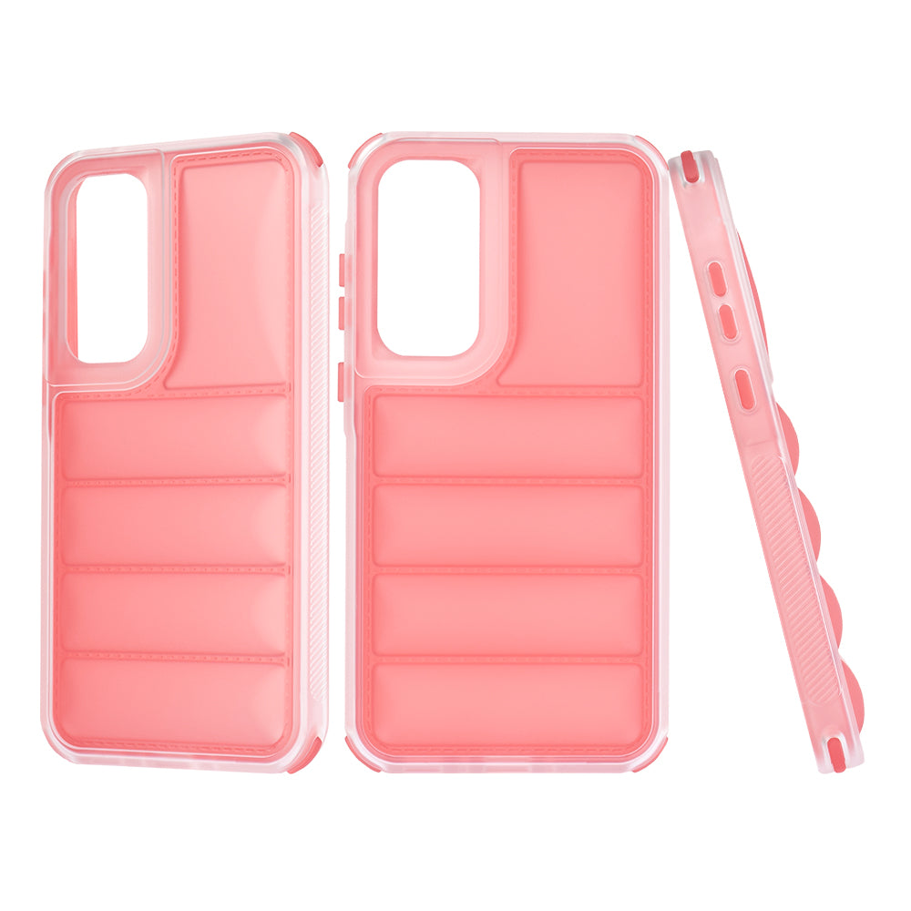 Kuori Samsung Galaxy A35 5G A356:lle, Techsuit, Wave Shield, Punainen