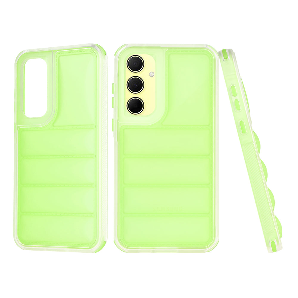 Kuori Samsung Galaxy A35 5G A356:lle, Techsuit, Wave Shield, Vihreä