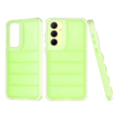 Kuori Samsung Galaxy A35 5G A356:lle, Techsuit, Wave Shield, Vihreä