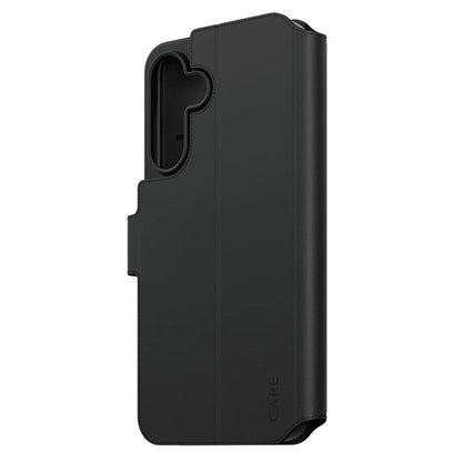 Kotelo Samsung Galaxy A36 A366:lle, PanzerGlass, Care Feature Kickstand Wallet, Musta