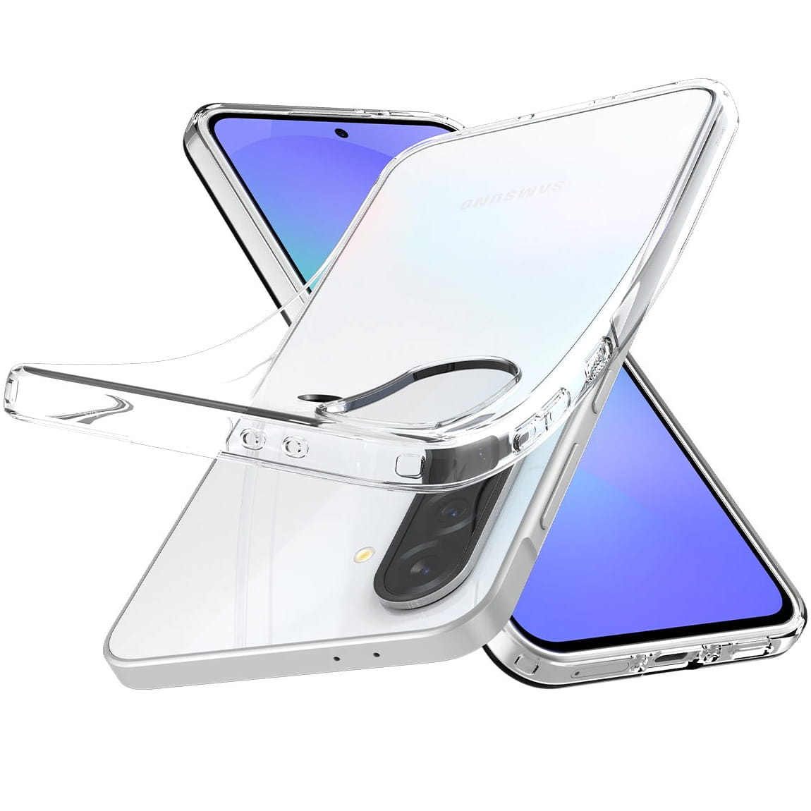 Kotelo Samsung Galaxy A36 A366:lle, Spigen, Liquid Crystal, Läpinäkyvä ACS09167