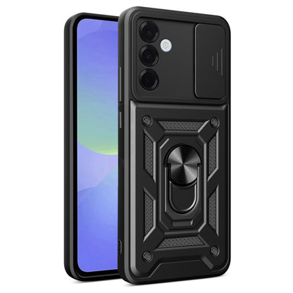 Kuori Samsung Galaxy A36 A366:lle, Techsuit, CamShield, Musta