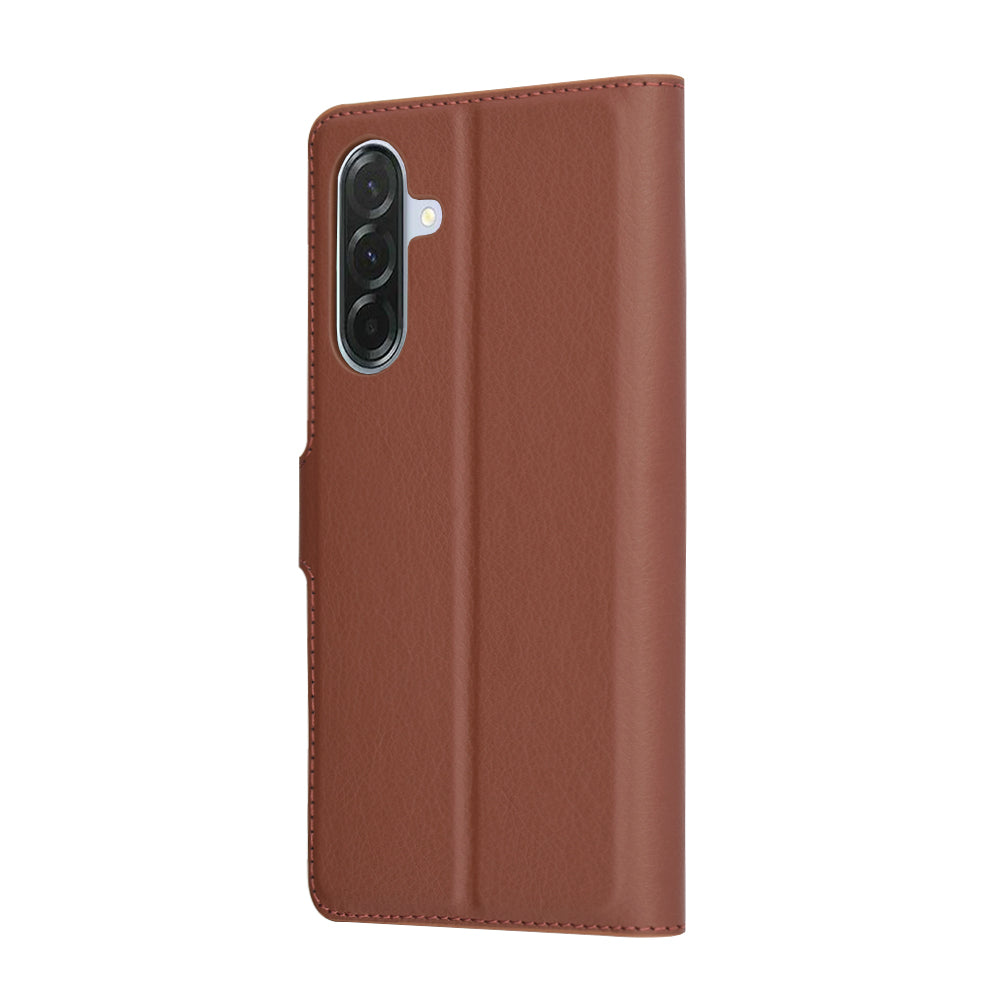 Kuori Samsung Galaxy A36 A366:lle, Techsuit, nahkainen folio, ruskea