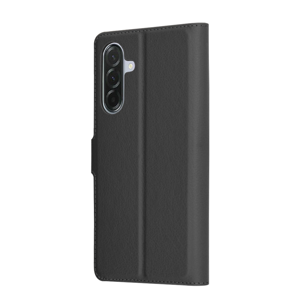 Kuori Samsung Galaxy A36 A366:lle, Techsuit, nahkainen folio, musta