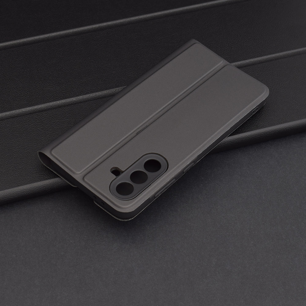 Kuori Samsung Galaxy A36 A366:lle, Techsuit, Magskin Book, Musta