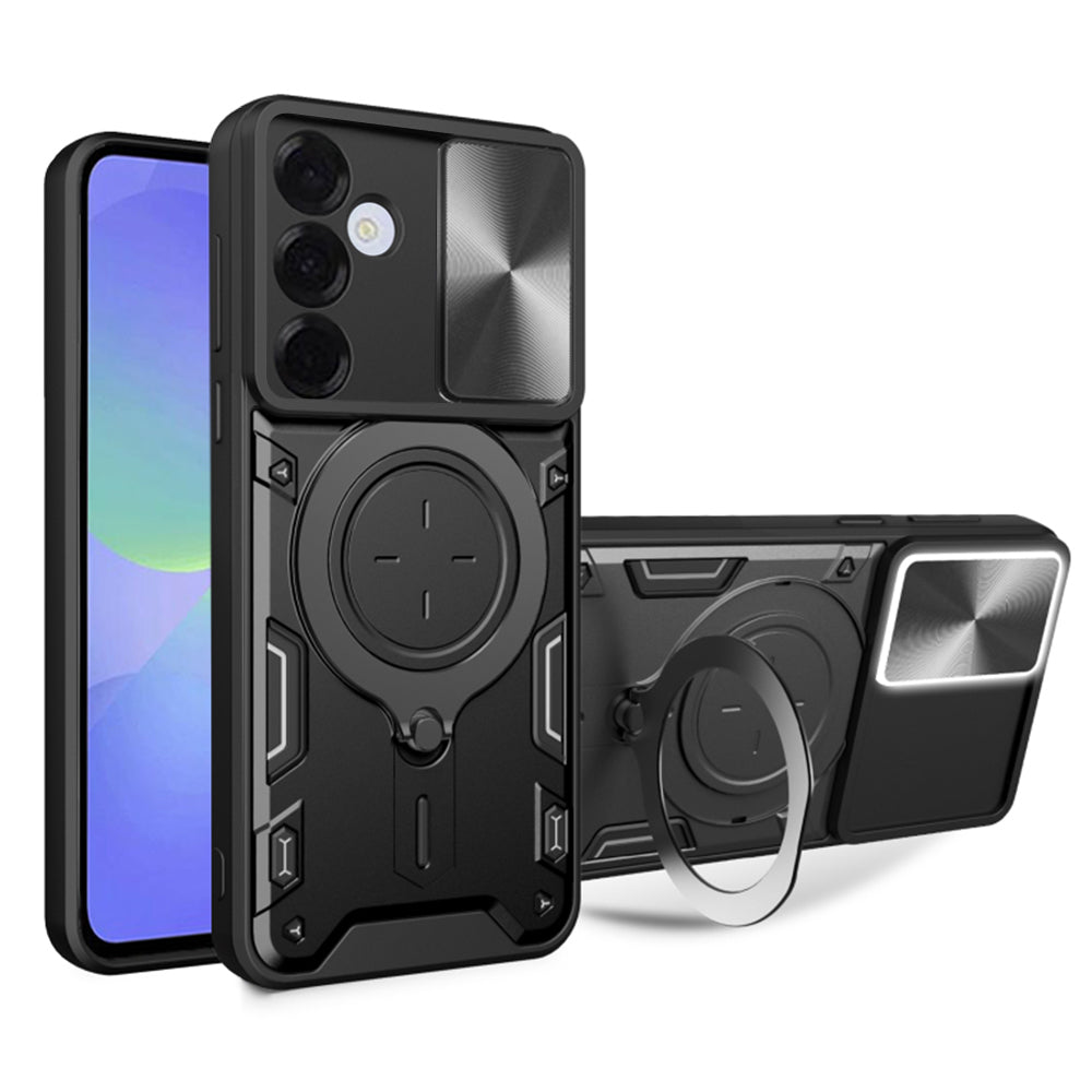 Kotelo Samsung Galaxy A37 5G:lle, Techsuit, CamGuard Pro, Musta