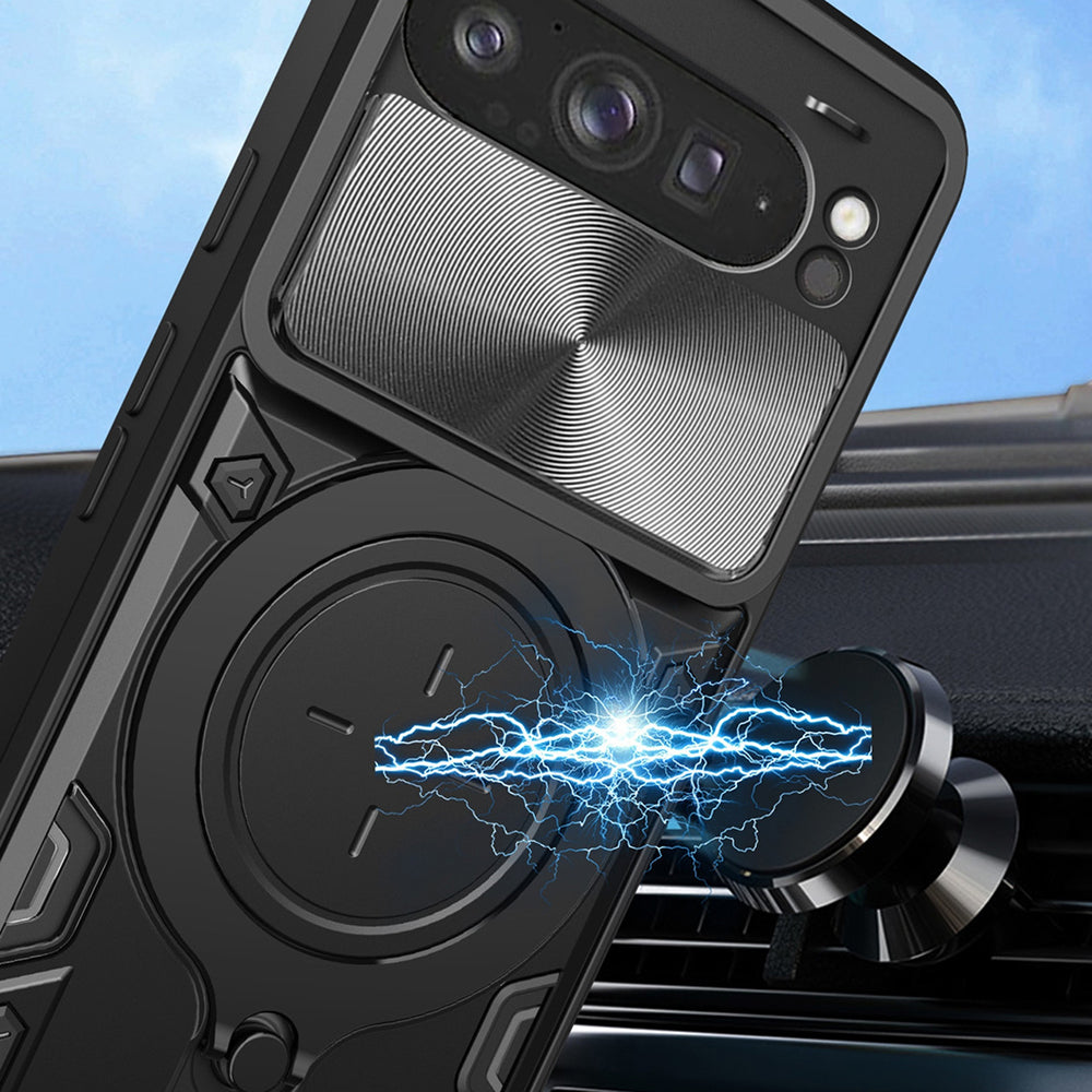 Suojakotelo Samsung Galaxy A37 5G:lle, Techsuit, CamGuard Pro, Punainen