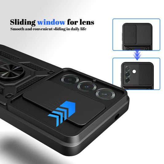 Suojakotelo Samsung Galaxy A37 5G:lle, Techsuit, CamShield, Sininen