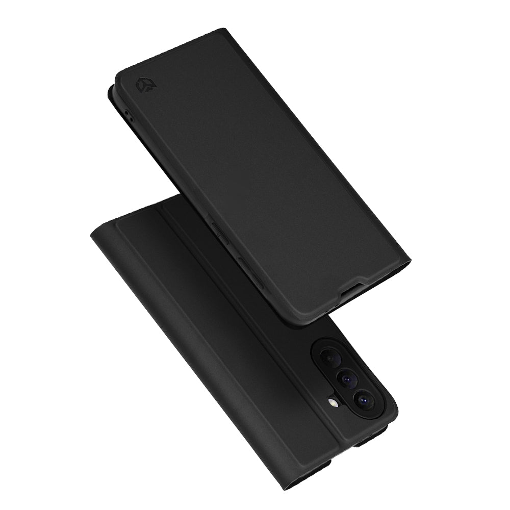 Suojakotelo Samsung Galaxy A37 5G:lle, Techsuit, Magskin Book, Musta