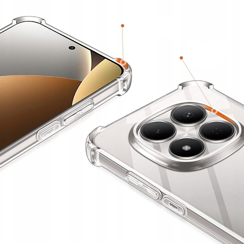 Kotelo Samsung Galaxy A37 5G:lle, Techsuit, Iskunkestävä Läpinäkyvä, Läpinäkyvä