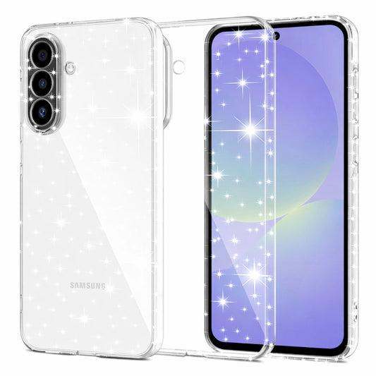 Kotelo Samsung Galaxy A37 5G:lle, Techsuit, SparkleSkin, Läpinäkyvä