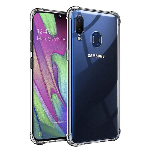 Kuori Samsung Galaxy A40 A405:lle, Techsuit, Iskunkestävä Kirkas, Läpinäkyvä